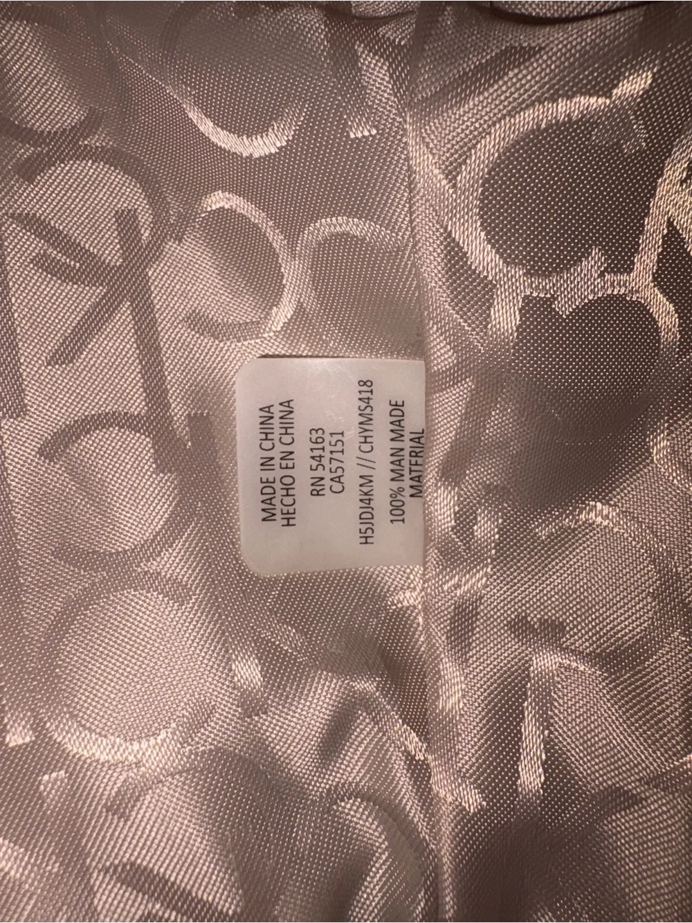 Calvin Klein Denim Logo Satchel in Navy
